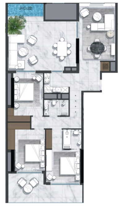 Naseeb Group Holdings - North 43 - Apartment