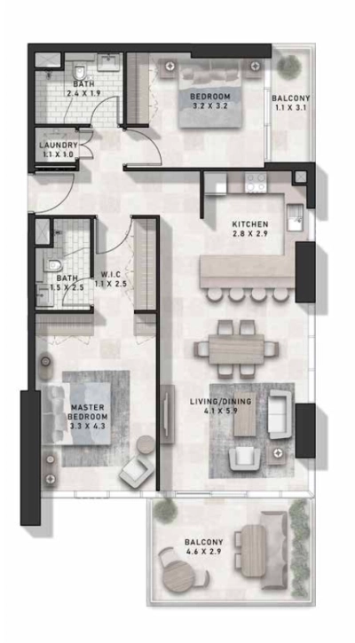 Damac - Golf Gate 2 - Apartment