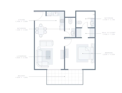 Azizi - Candace Aster - Apartment