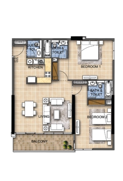 Damac - Avanti Tower - Apartment