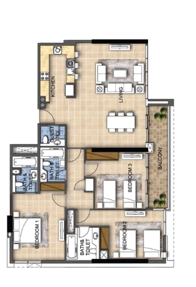 Damac - Avanti Tower - Apartment