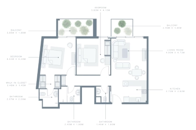 Azizi - Aura - Apartment