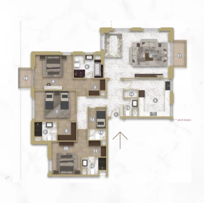 NABNI - Avenue Residence 5 - Apartment