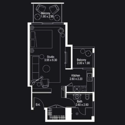 Deyaar Developer - The Atria - Apartment