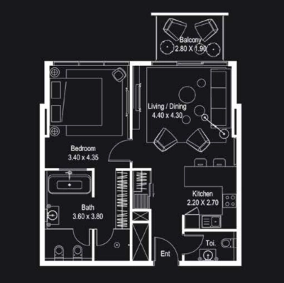 Deyaar Developer - The Atria - Apartment