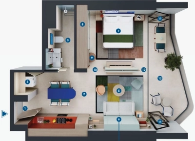 Irth Development L.L.C - Rove Home Dubai Marina - Apartment
