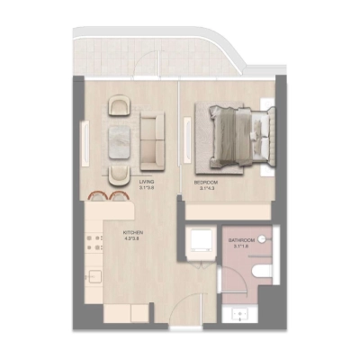 RAK Properties - Mirasol Mina - Apartment