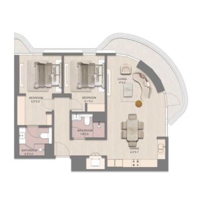 RAK Properties - Mirasol Mina - Apartment