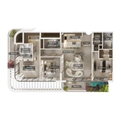 Mr. Eight Development - Villa Del Divos - Apartment