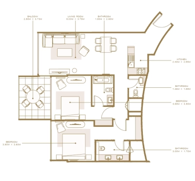 Azizi - Mina - Apartment