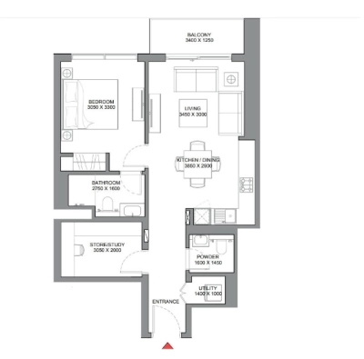 Sobha - 330 Riverside Crescent - Apartment