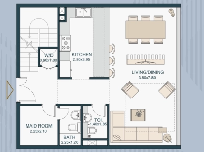 Deyaar Developer - Tria - Apartment