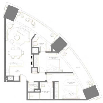 Nakheel - Palm Beach Towers - Apartment