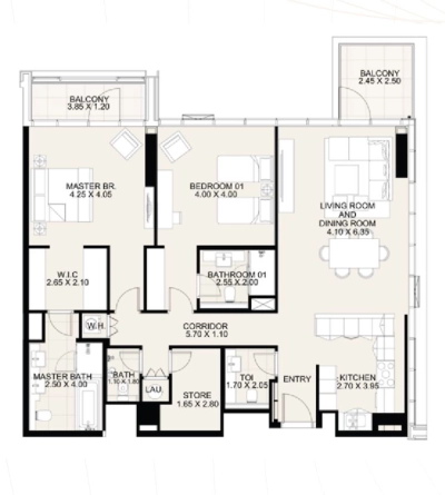 Nakheel - Canal Front Residences - Apartment