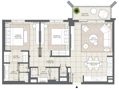 Emaar - Cedar - Apartment