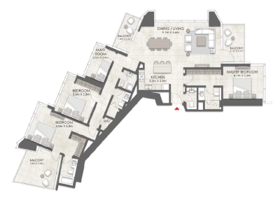 LIV Developers - Liv Marina - Apartment