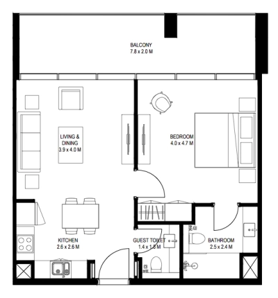 Arada - Aljada Nesba - Apartment
