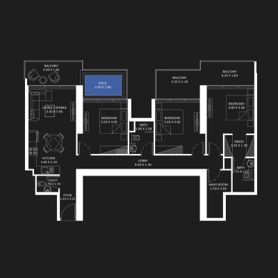 Danube - Elitz 3 - Apartment
