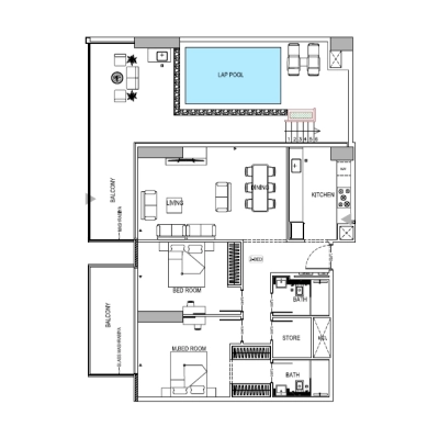 Binghatti - Orchid - Apartment