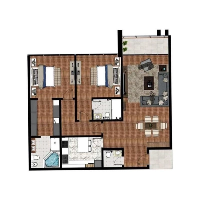 Gisaura Group - Mariane Tower - Apartment