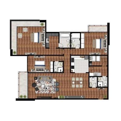 Gisaura Group - Mariane Tower - Apartment