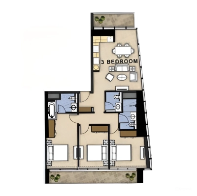 Damac - Aykon City 3 - Apartment