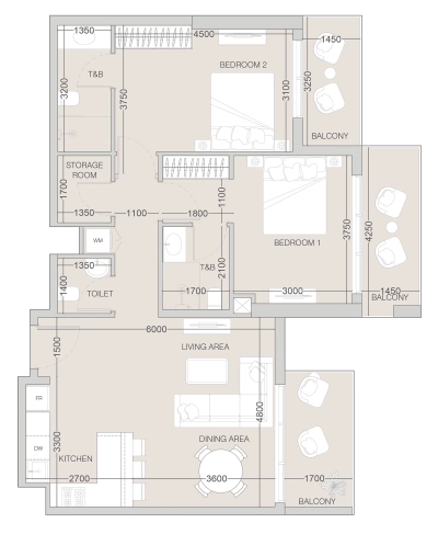 Object 1 - THE F1FTH TOWER - Apartment