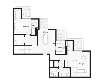 Wasl - One Billion Tower - Apartment