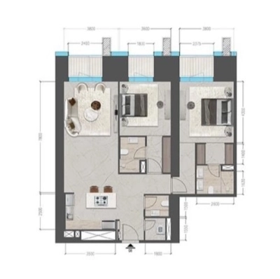 Tiger Properties - Tiger Sky Tower - Apartment