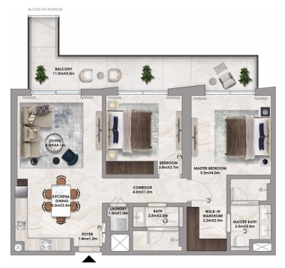 Emaar - Address Residences  - Apartment