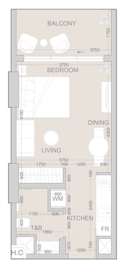 Object 1 - Evergr1n House - Apartment