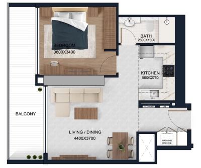 Dubuild Real Estate Development - Alfal Residence - Apartment
