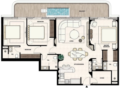Peace Home Development - Natuzzi Harmony - Apartment