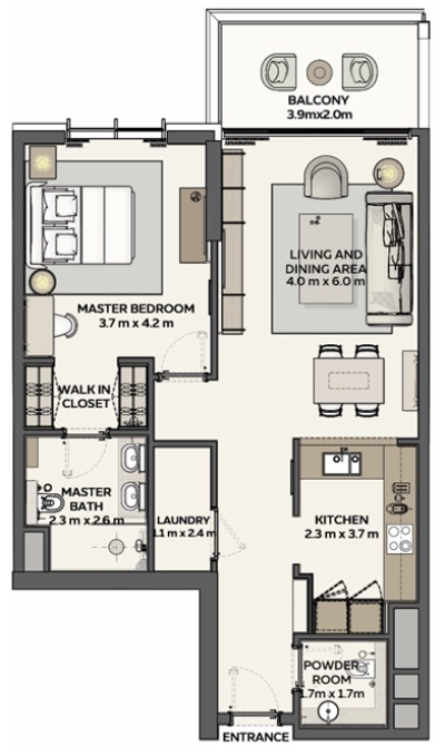 Expo City - Sidr Residences - Apartment