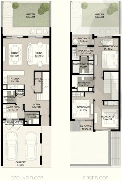 Dubai Properties - La Tilia - Townhouse