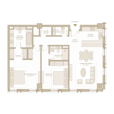 Expo City - Al Waha - Apartment